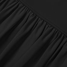 Load image into Gallery viewer, PLT Dancewear Women's Viola Black Practice Smooth Skirt Ballroom Latin Full Length