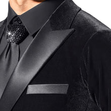 Load image into Gallery viewer, Men's Velvet Double Breasted Smooth Jacket-613