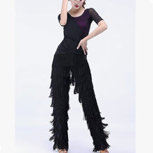 Load image into Gallery viewer, Wide Leg Fringe Pants