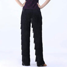 Load image into Gallery viewer, Wide Leg Fringe Pants