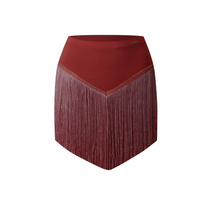 Load image into Gallery viewer, Angular Fringe Skirt