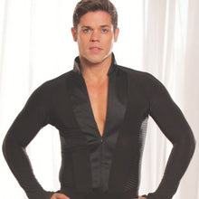 Load image into Gallery viewer, Men's Mandrin Stripe Ballroom Shirt