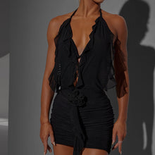 Load image into Gallery viewer, black sexy dress