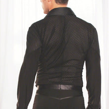 Load image into Gallery viewer, Men's Collared Shirt Shoulder Stripes