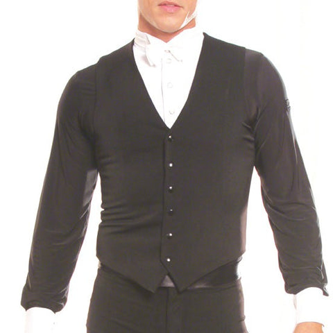 Men's Ballroom Dance Simple Vest