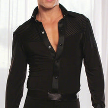 Load image into Gallery viewer, Men's Collared Shirt Shoulder Stripes