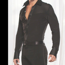 Load image into Gallery viewer, Men's Collared Shirt Shoulder Stripes