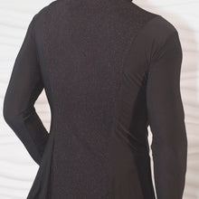 Load image into Gallery viewer, Men's Lurex Striped Ballroom Dance Latin Tunic