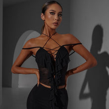 Load image into Gallery viewer, black sexy top