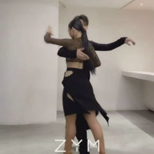 Load and play video in Gallery viewer, Peek-A-Boo Latin Skirt