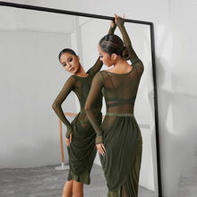 Load image into Gallery viewer, Mesh Me Latin Dress