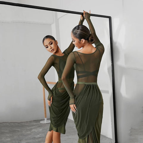 Mesh Me Latin Dress