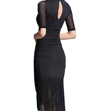 Load image into Gallery viewer, Keyhole Fringe Dress