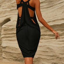 Load image into Gallery viewer, Black Plum Dress