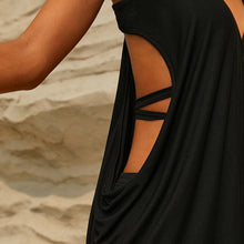 Load image into Gallery viewer, Black Plum Dress