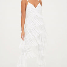 Load image into Gallery viewer, Skinny Fringe Jumpsuit m