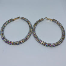 Load image into Gallery viewer, Rhinestone Hoops