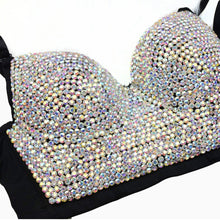 Load image into Gallery viewer, Bedazzled Bra Top