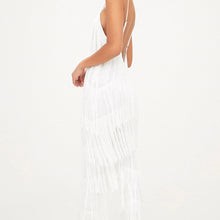 Load image into Gallery viewer, Skinny Fringe Jumpsuit m