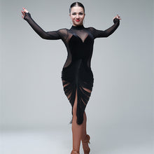 Load image into Gallery viewer, Black Latin Dress
