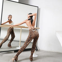 Load image into Gallery viewer, Leopard Latin Pants