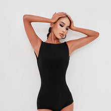 Load image into Gallery viewer, Backless Top Latin Dance Tops Adult Female Gymnastics