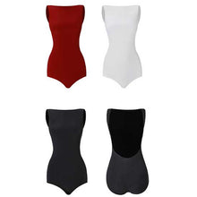 Load image into Gallery viewer, Backless Top Latin Dance Tops Adult Female Gymnastics