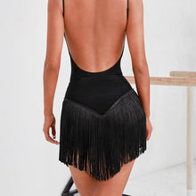 Load image into Gallery viewer, Sexy Sling Tie Top Fringes Skirts