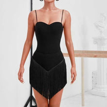 Load image into Gallery viewer, Sexy Sling Tie Top Fringes Skirts
