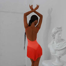 Load image into Gallery viewer, Sexy Sling Tie Top Fringes Skirts