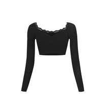 Load image into Gallery viewer, Lace is More Crop Top
