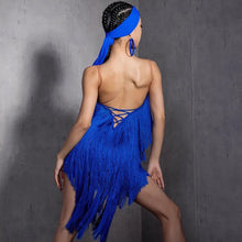 Load image into Gallery viewer, PLT Fringe 2.0 Women&#39;s Latin Ballroom Dance Dress
