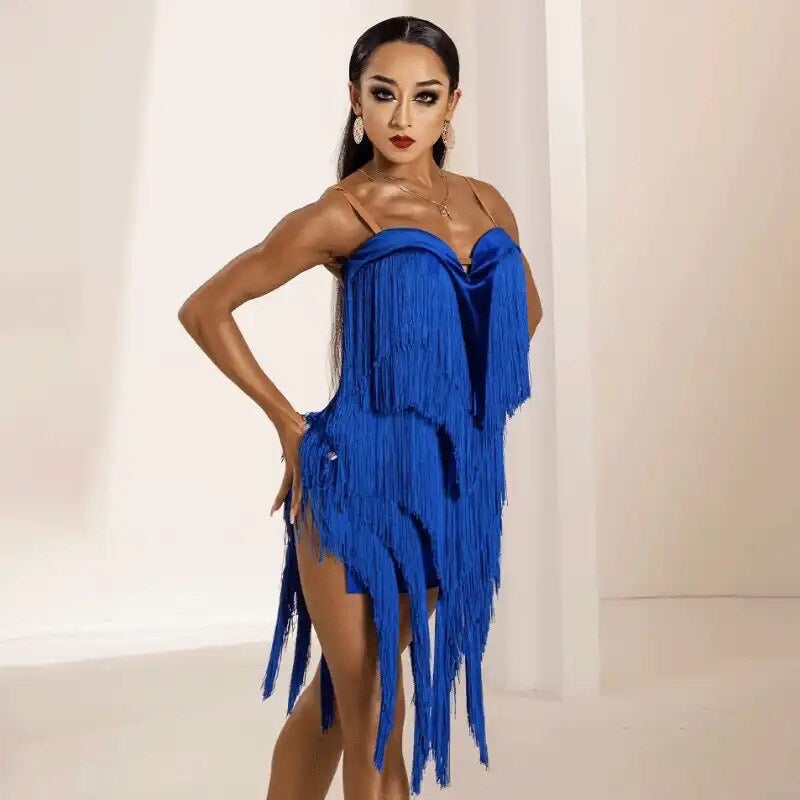 Fringe 2.0 Women's Latin Dress — Dance Apparel Online – PLT Dancewear