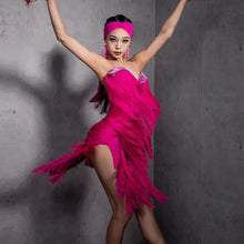 Load image into Gallery viewer, PLT Fringe 2.0 Dance Dress in Pink
