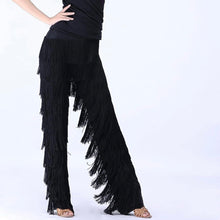 Load image into Gallery viewer, Wide Leg Fringe Pants
