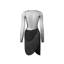 Load image into Gallery viewer, Mesh Please Latin Dance Dress
