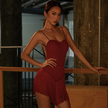 Load image into Gallery viewer, Angular Fringe Skirt
