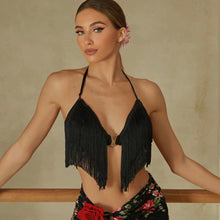Load image into Gallery viewer, Lush Fringe Crop Top
