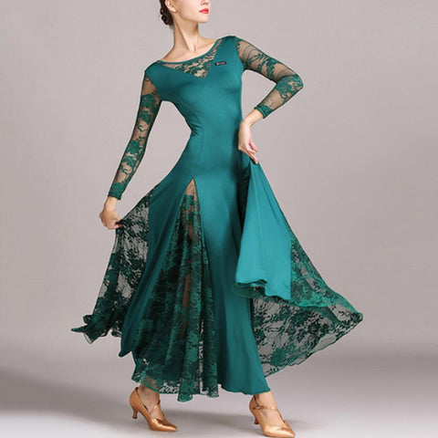 Black Lovely In Lace Ballroom Practice Dress