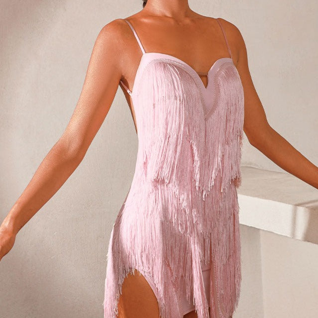 ballroom mini dress Lauren Elaine Mirrorball Mini